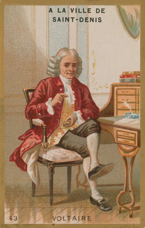 Voltaire, fransk oplysningsforfatter og filosof af French School