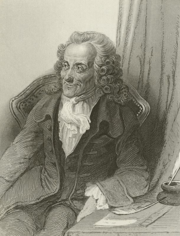 Voltaire, fransk forfatter af French School