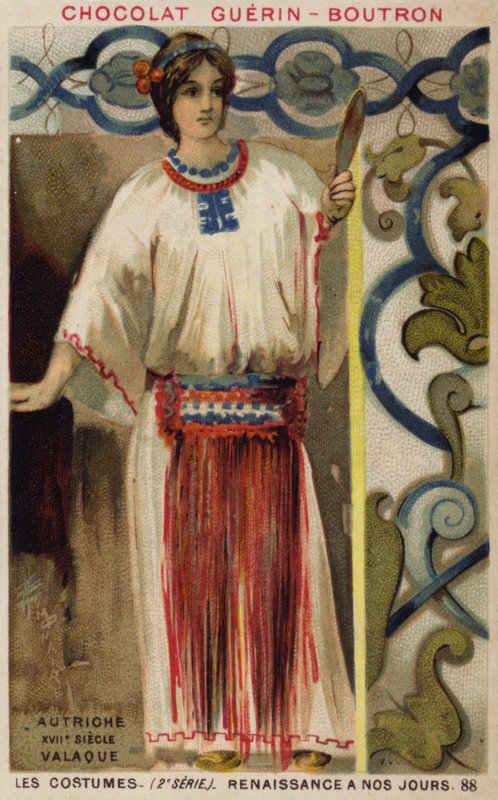 Wallachisk kostume, 17. århundrede af French School