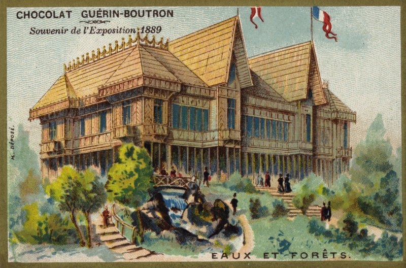 Vand og skove (chromolitho) af French School