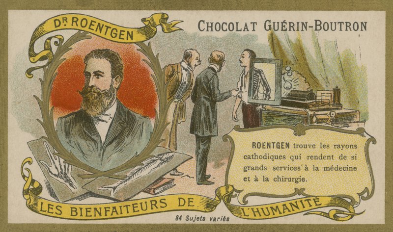 Wilhelm Roentgen, tysk fysiker, der opdagede røntgenstråler af French School