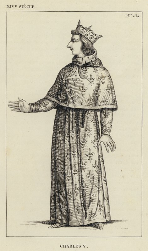 XIV Siecle, Charles V (gravering) af French School