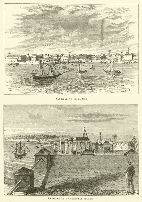 Zanzibar (gravering) af French School