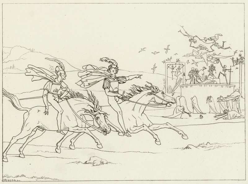 Illustration til Goethes Faust af Friedrich August Moritz Retzsch