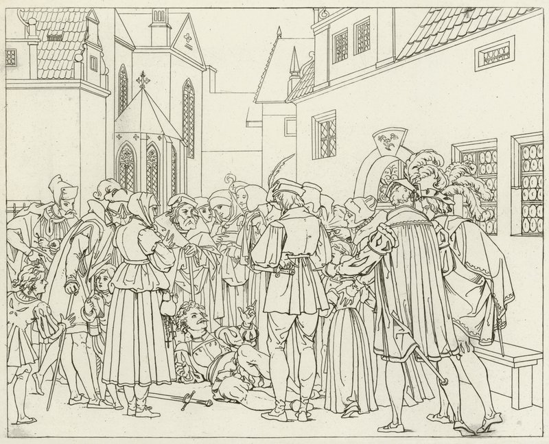 Illustration til Goethes Faust af Friedrich August Moritz Retzsch