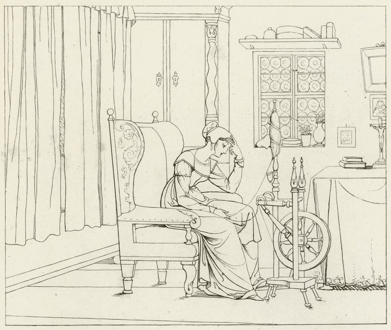 Illustration til Goethes Faust af Friedrich August Moritz Retzsch
