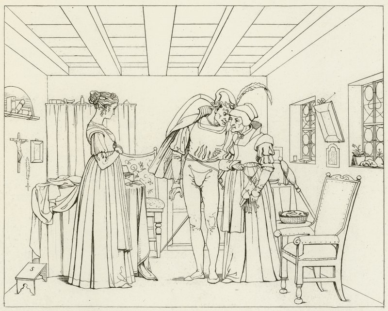 Illustration til Goethes Faust af Friedrich August Moritz Retzsch