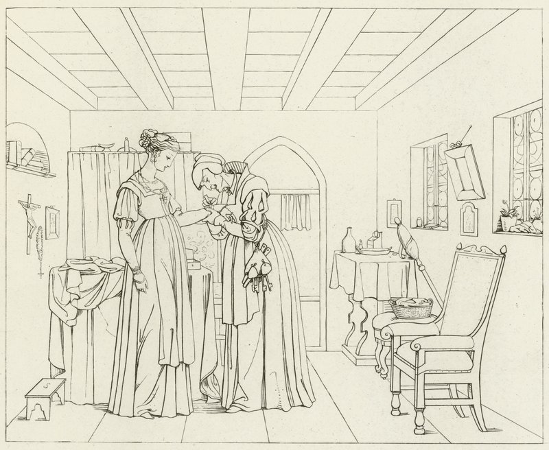 Illustration til Goethes Faust af Friedrich August Moritz Retzsch
