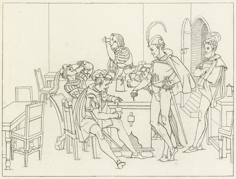 Illustration til Goethes Faust af Friedrich August Moritz Retzsch