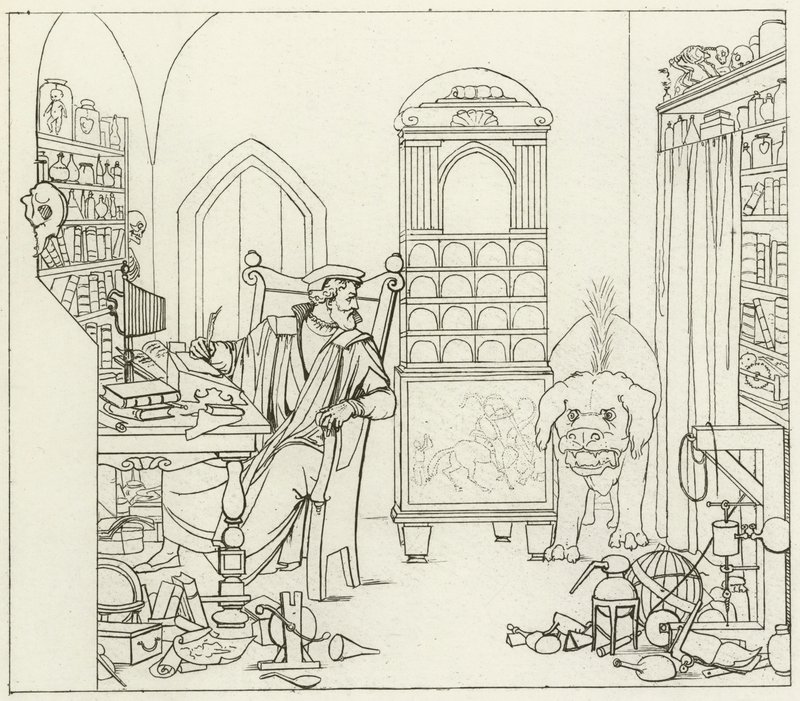 Illustration til Goethes Faust af Friedrich August Moritz Retzsch
