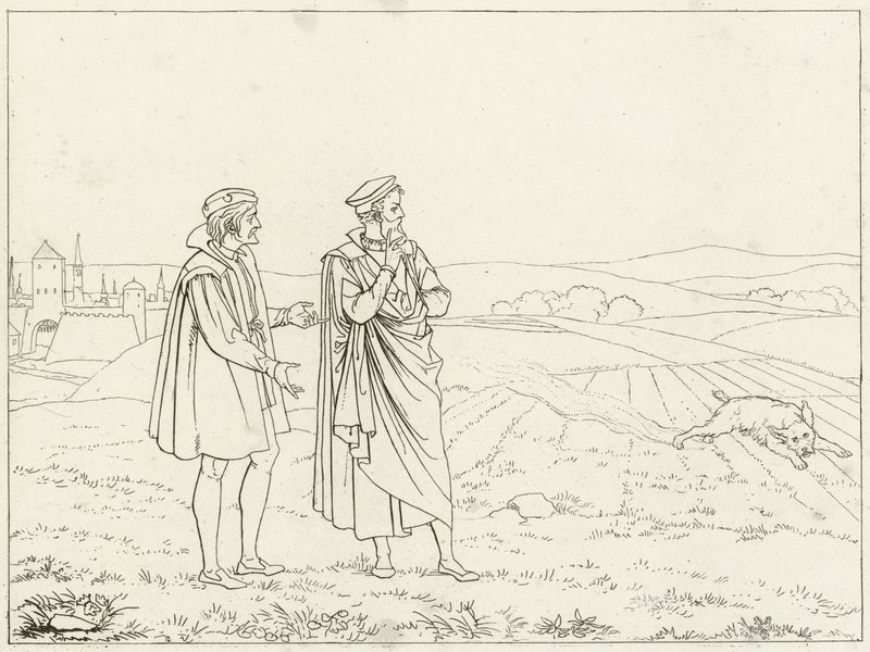 Illustration til Goethes Faust af Friedrich August Moritz Retzsch