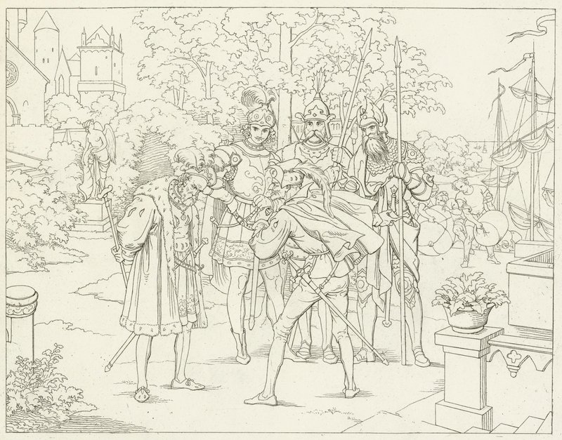 Illustration til Goethes Faust af Friedrich August Moritz Retzsch