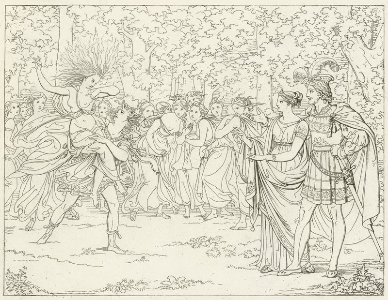 Illustration til Goethes Faust af Friedrich August Moritz Retzsch
