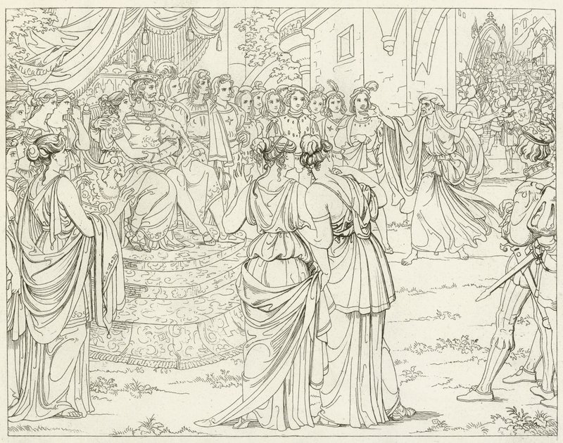 Illustration til Goethes Faust af Friedrich August Moritz Retzsch