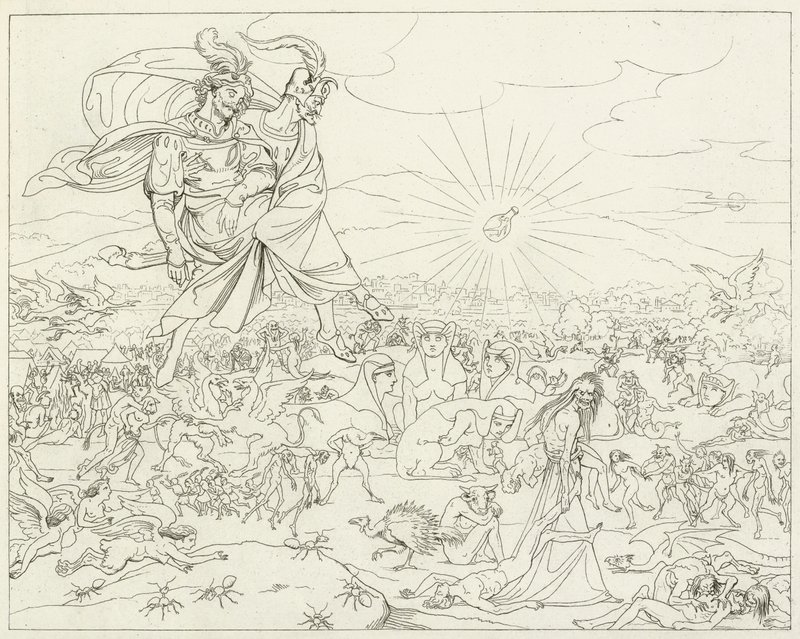 Illustration til Goethes Faust af Friedrich August Moritz Retzsch