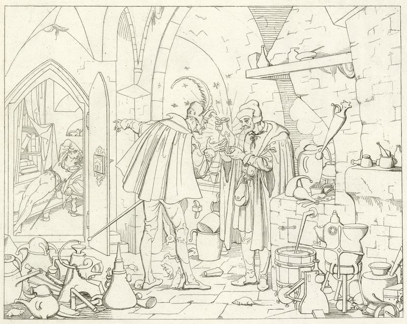 Illustration til Goethes Faust af Friedrich August Moritz Retzsch