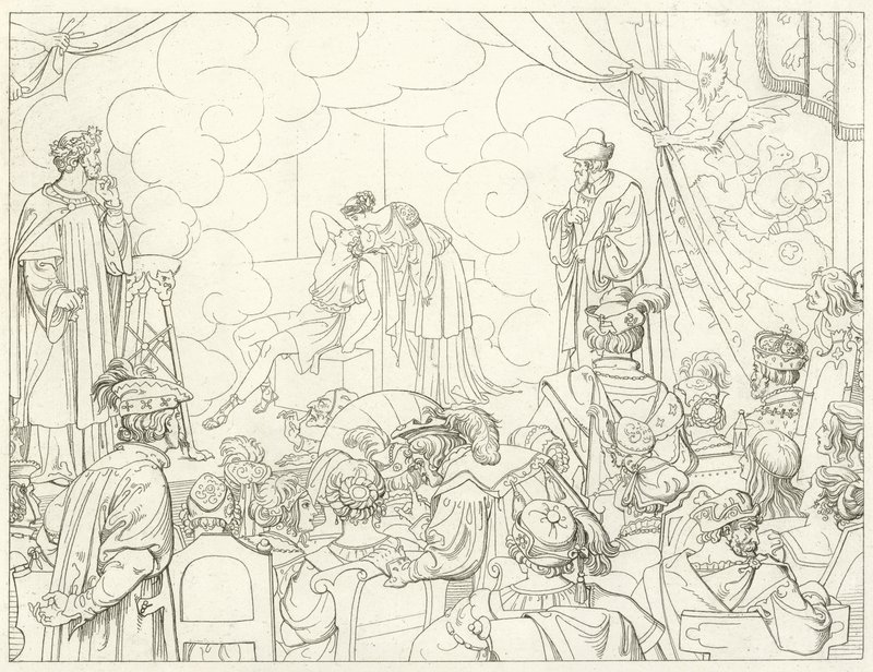 Illustration til Goethes Faust af Friedrich August Moritz Retzsch