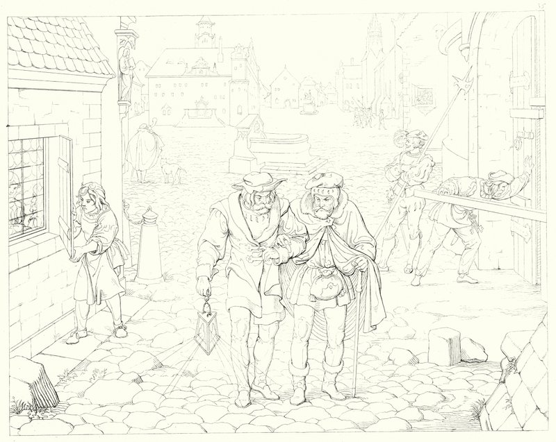 Illustration til Schillers Lied von der Glocke eller The Song Of The Bell (gravering) af Friedrich August Moritz Retzsch