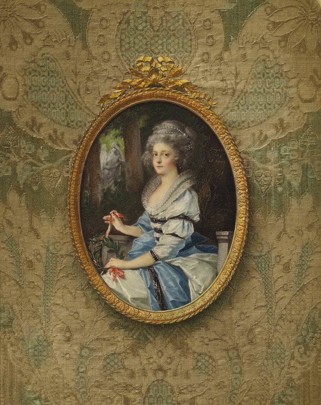 Portræt af prinsesse Elisabeth Wilhelmine Louise, datter af hertug Eugene af Württemberg, 1788 af Friedrich Heinrich Fuger