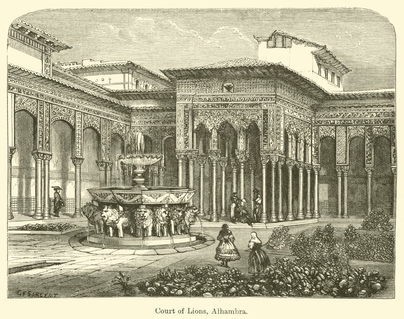 Løvernes domstol, Alhambra af G. F. Sargent