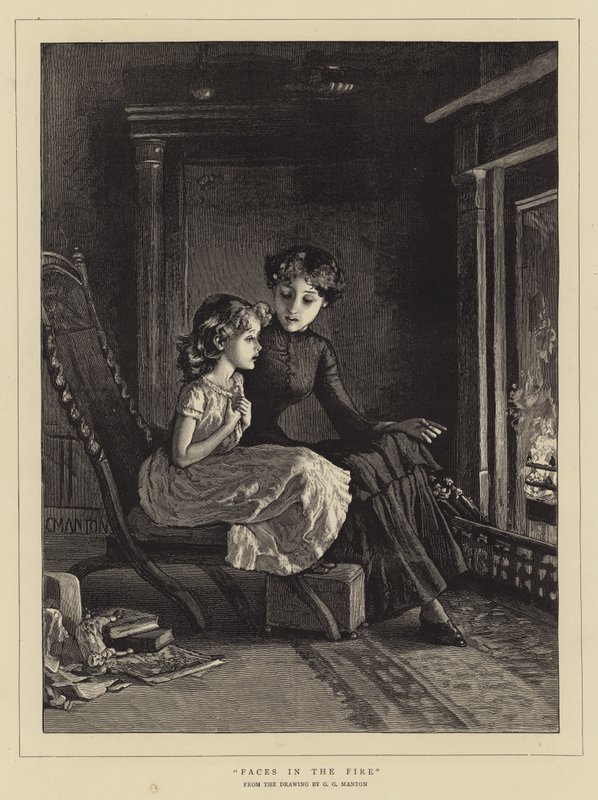 Ansigter i ilden af G. Grenville Manton