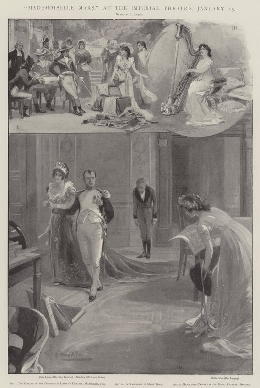 Mademoiselle Mars, på Imperial Theatre, 25. januar af G.S. Amato