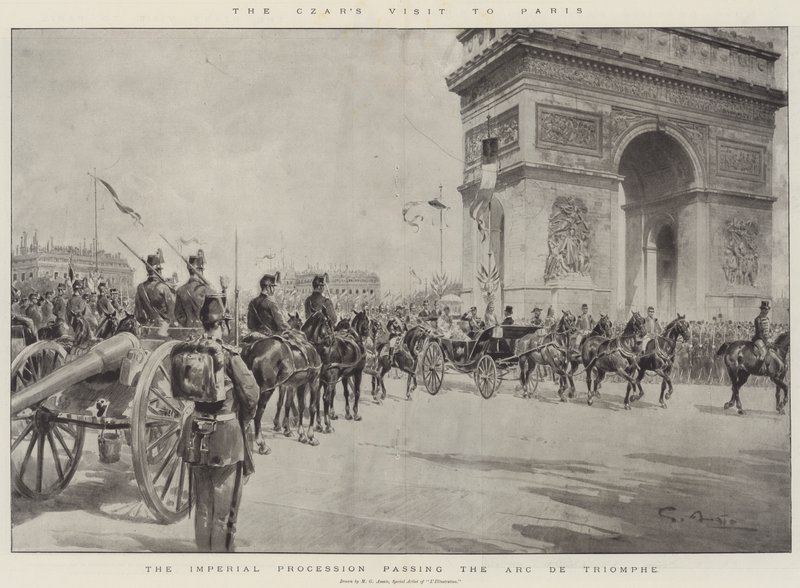 Czarens besøg i Paris af G.S. Amato