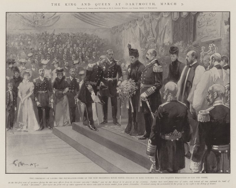Konge og dronning i Dartmouth, 7. marts af G.S. Amato
