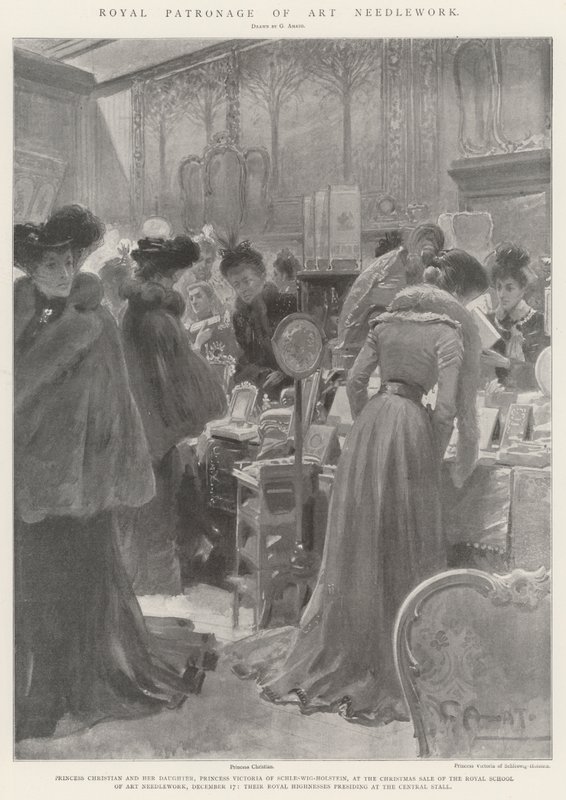 Royal Patronage of Art Håndarbejde af G.S. Amato