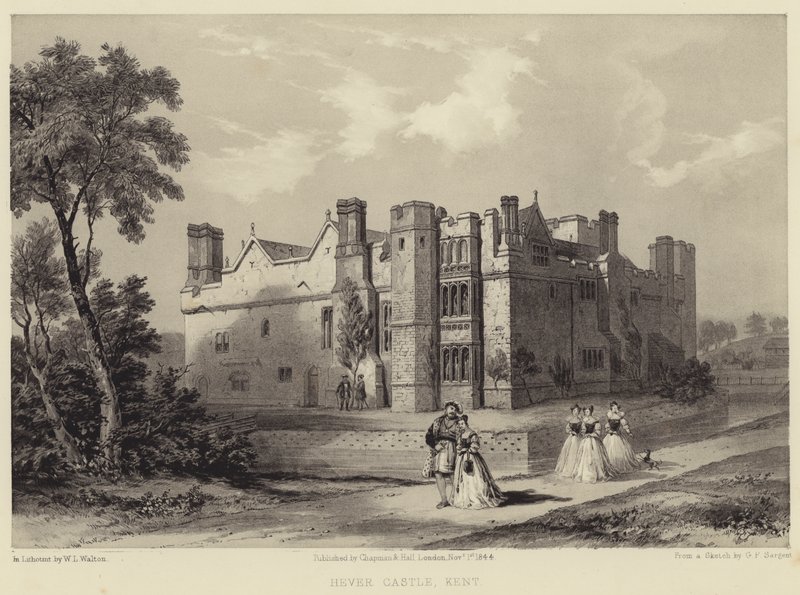Hever Castle, Kent af G. F. Sargent