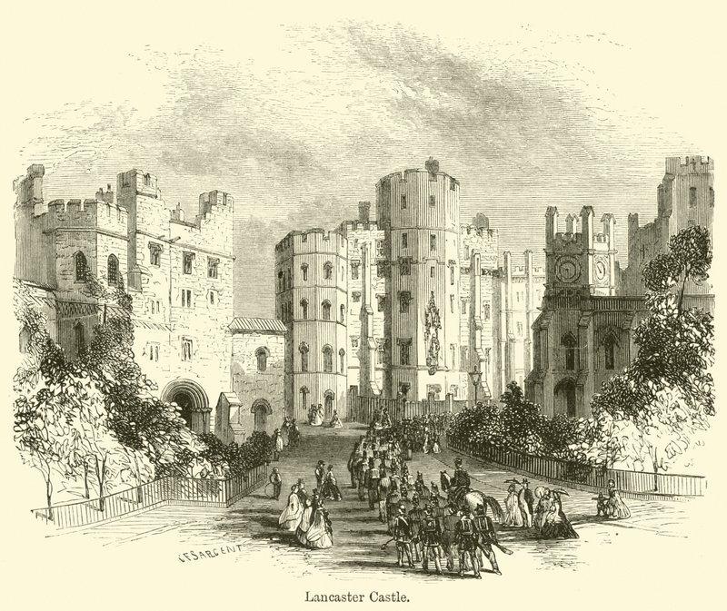 Lancaster Castle af G. F. Sargent