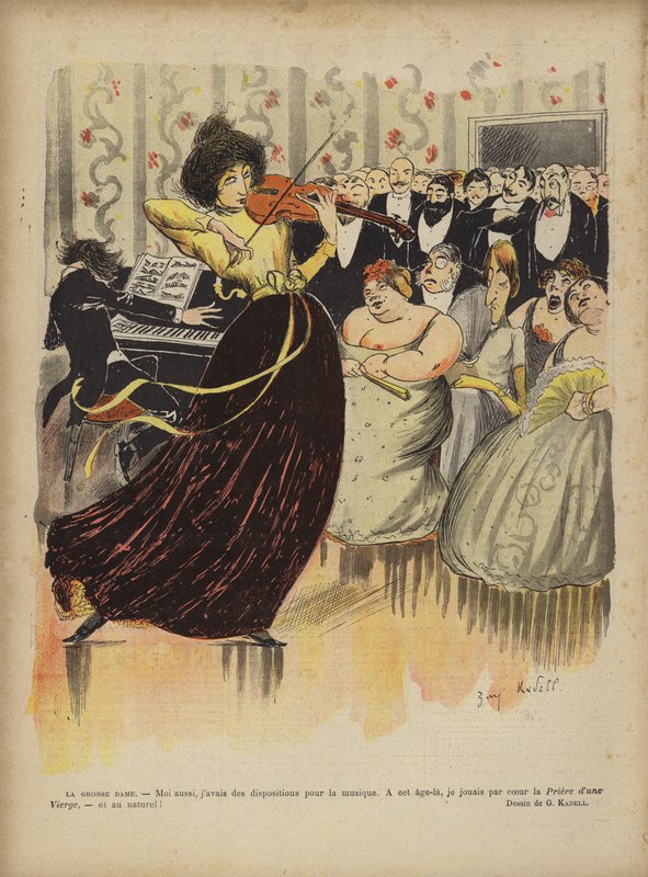 Illustration til Le Rire af G. Kadell
