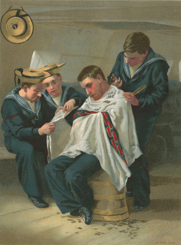 Dronningens Barber af G. Morton