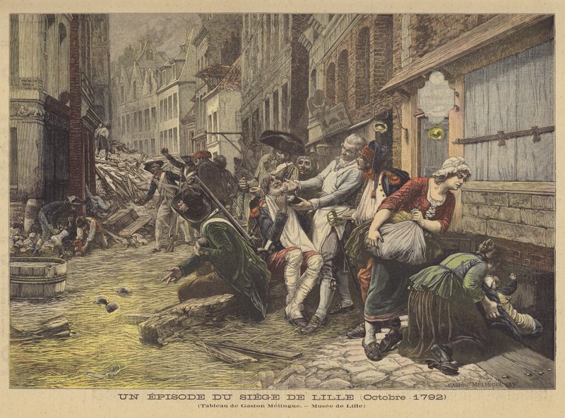 En episode fra belejringen af Lille (oktober 1792) af Gaston Melingue