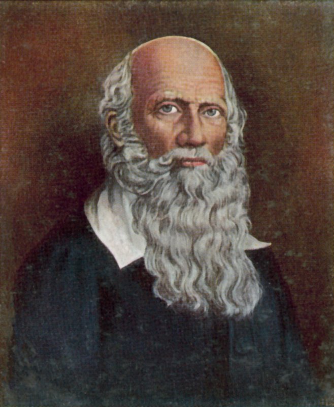 Johann Friedrich Jahn, tysk gymnastikinstruktør (farvelitografi) af Georg Ludwig Engelbach Engelbach
