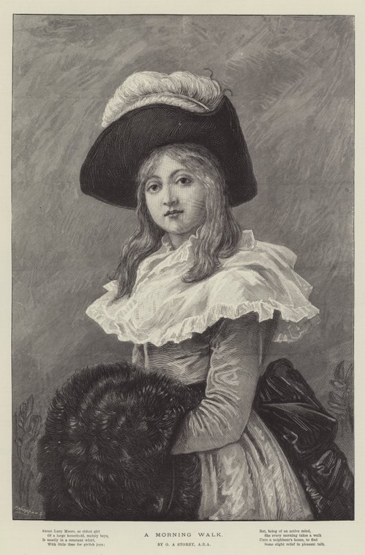En morgenvandring af George Adolphus Storey