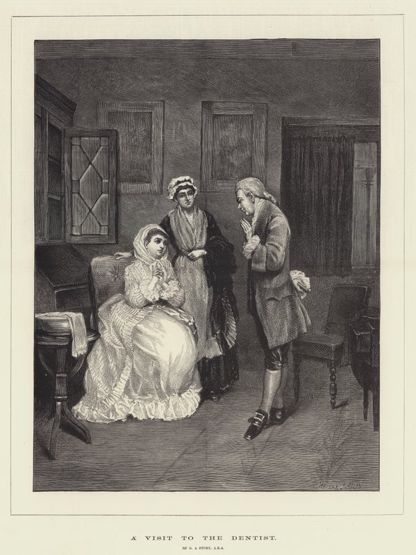 Et besøg hos tandlægen af George Adolphus Storey