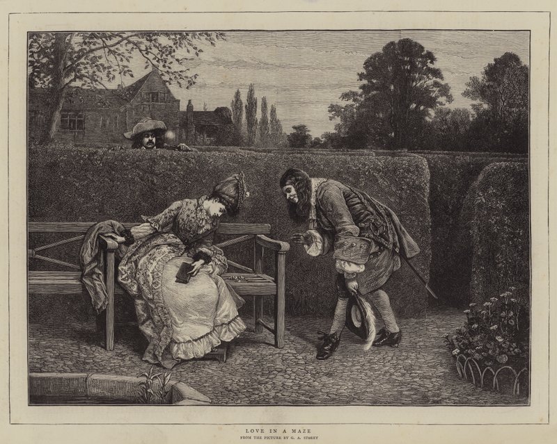 Kærlighed i en labyrint af George Adolphus Storey