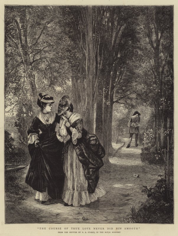 The Course of True Love kørte aldrig glat af George Adolphus Storey