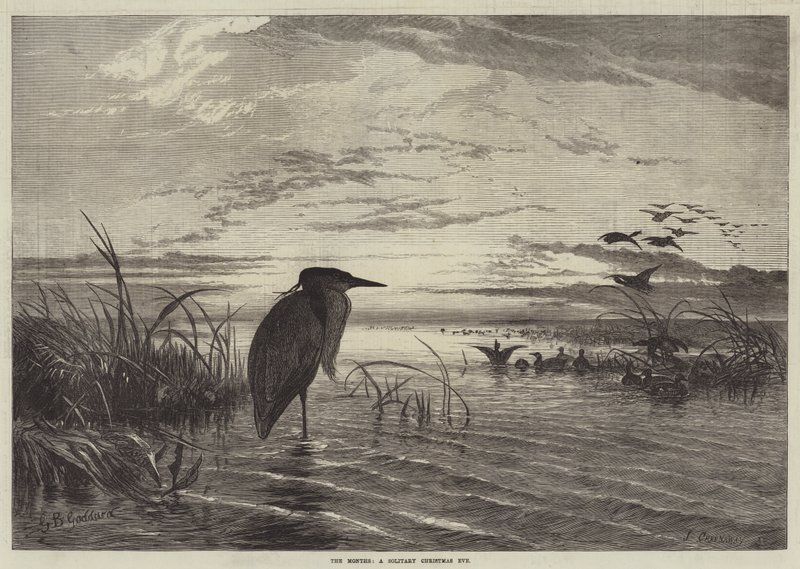Månederne, en ensom juleaften af George Bouverie Goddard