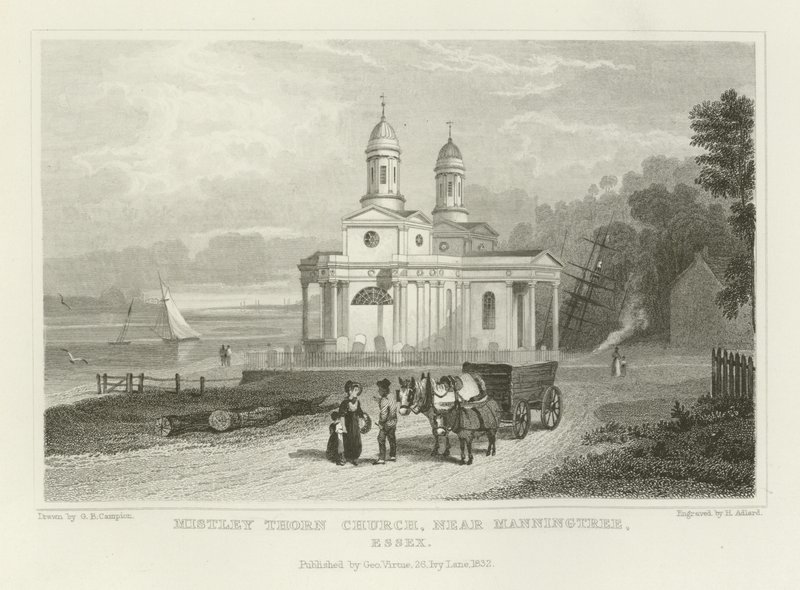Mistley Thorn Church, nær Manningtree, Essex af George Bryant Campion