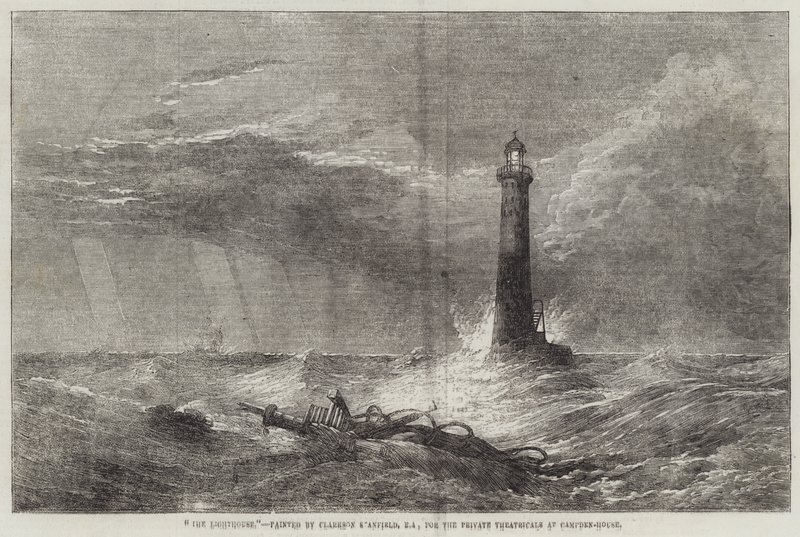 Fyrtårnet af George Clarkson Stanfield