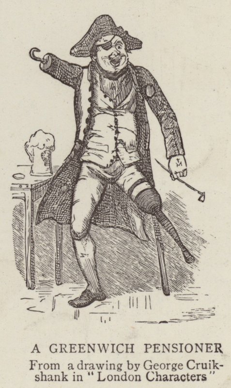 En Greenwich pensionist af George Cruikshank