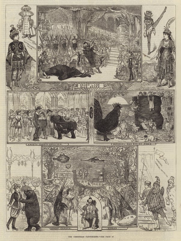 Julepantomimerne af George Cruikshank