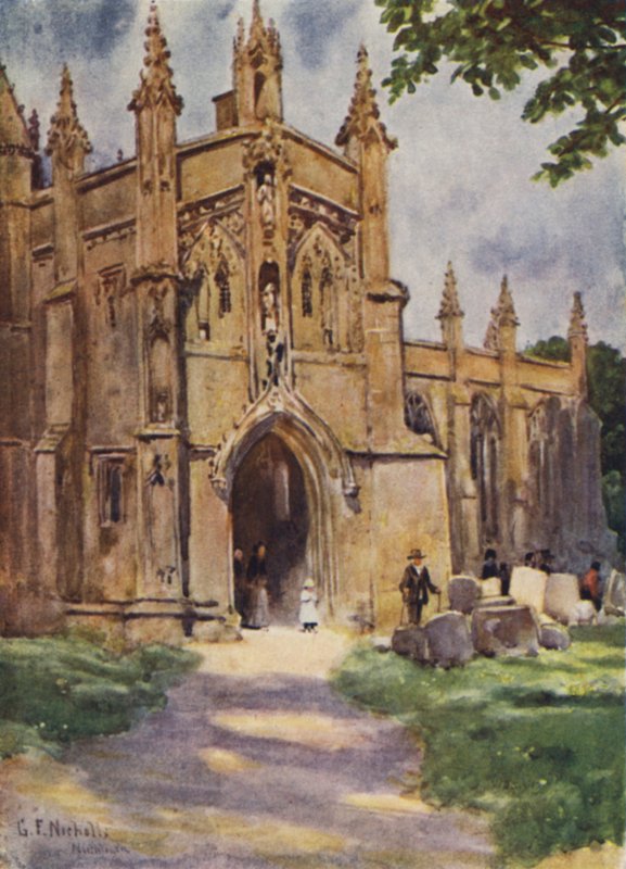 Church Poroh, Northleach af George Franck Nicholls