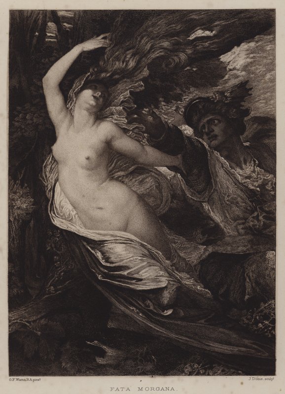 Morgana pige af George Frederick Watts