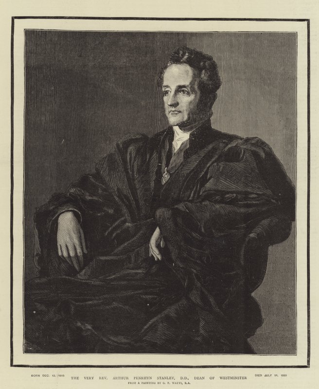 Den meget pastor Arthur Penrhyn Stanley, DD, dekan af Westminster af George Frederick Watts