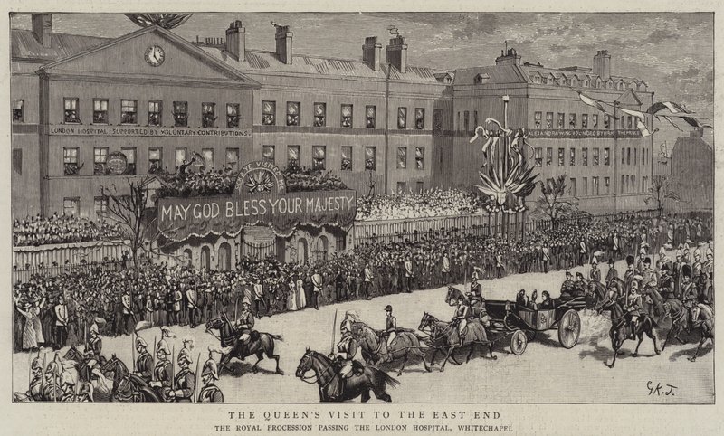 Dronningens besøg i East End af George Kingston Jones