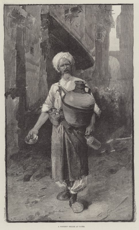 En Sherbet-sælger i Kairo af George L. Seymour