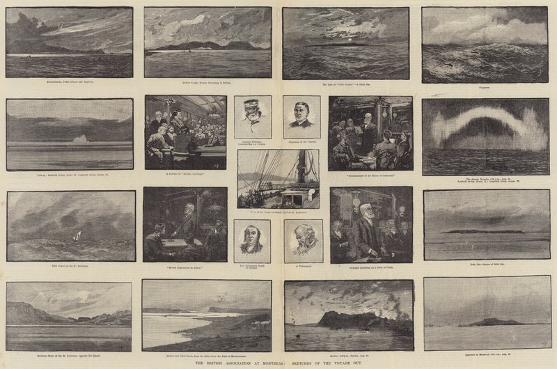 The British Association i Montreal, Sketches of the Voyage ude af George L. Seymour